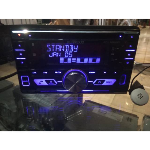 Doubledin headunit original sigra kenwood DPX-5000BT masih mulus normal audio mobil