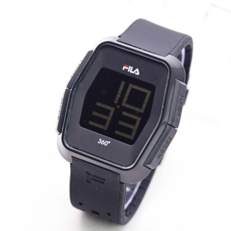 jam jangan pria Fila rubber digital  DM4cm
