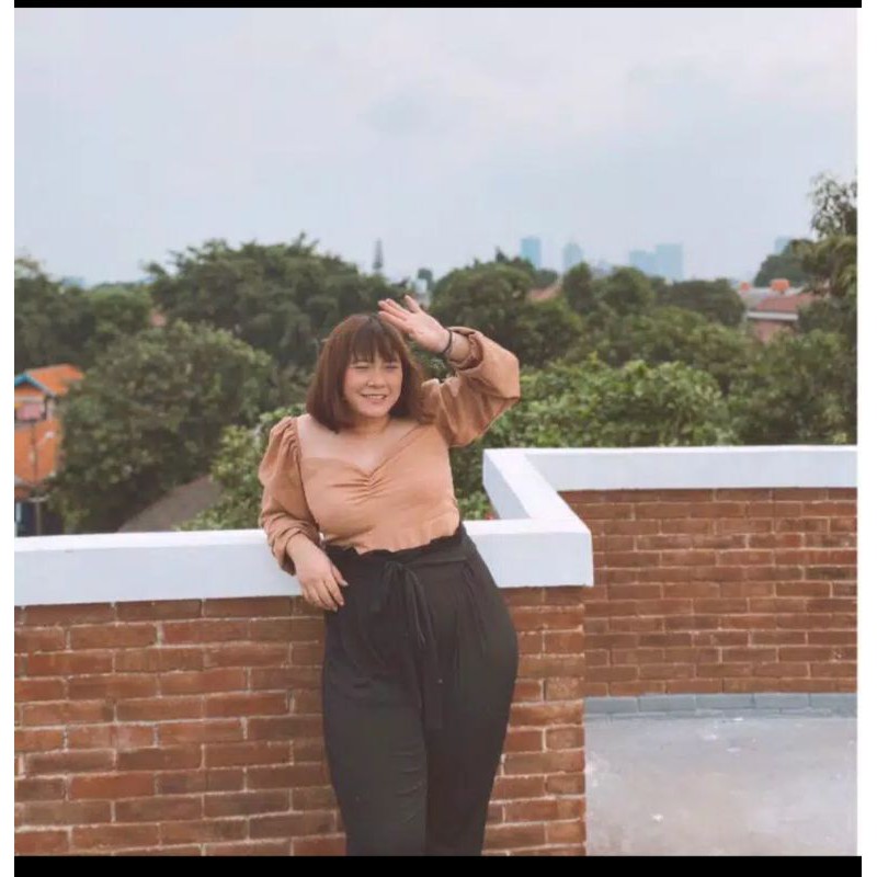 BEST SELLER/CROP TOP/BAJU SABRINA/BIG SIZE/SABRINA JUMBO/