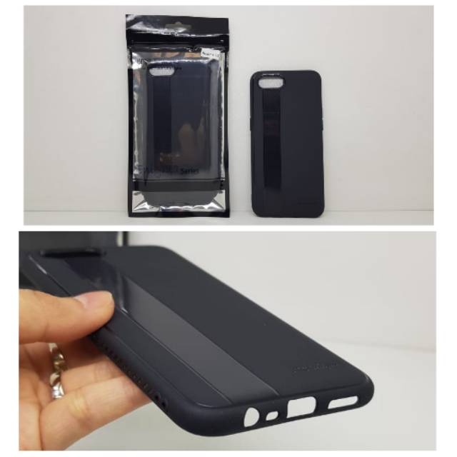 UME Enigma Realme C2 6.1 inchi Soft Case Realme C2 RMX1941 Black Fiber Carbon Slim Design