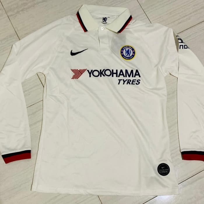 Baru Jersey Bola Chelsea Away Lengan Panjang 19/20 Grade Ori Futsal Baju |