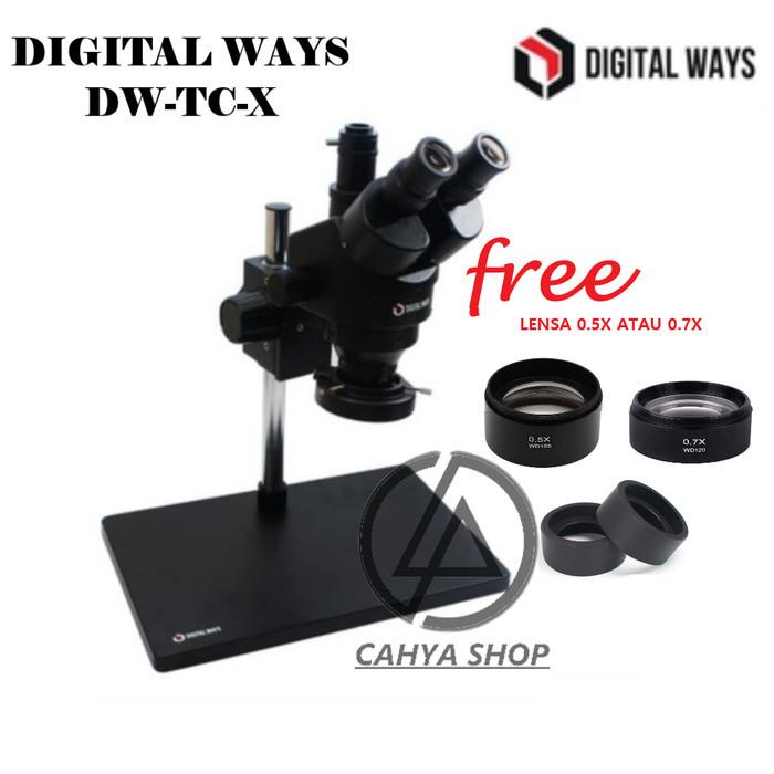 Microscope Trinokular Digital Ways Dw-Tc-X Original