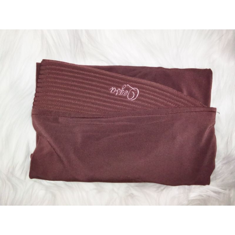 Jilbab instan Bergo instan Qeysa ORI Bergo Livia kode 154-Choco