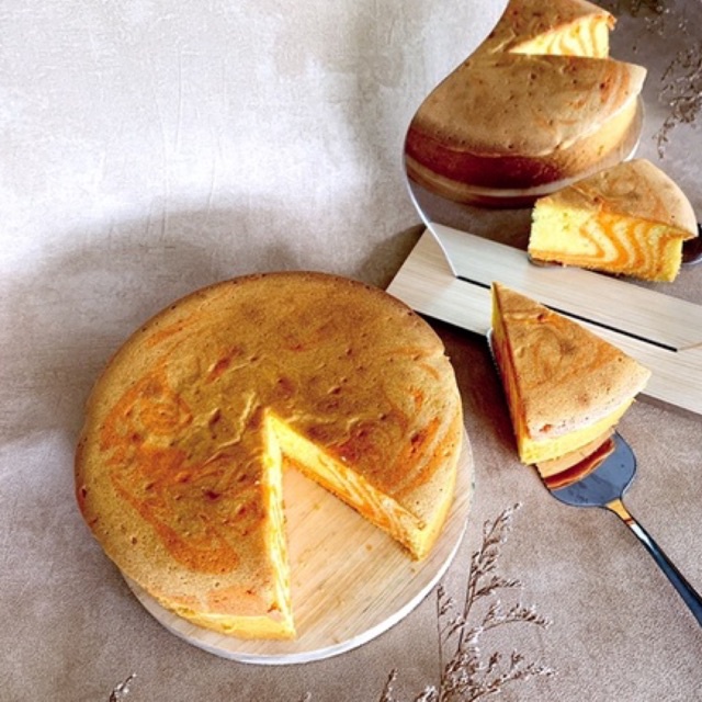 

Simple Mandarin Marble Cake 18 CM / Marmer Cake Jeruk Orange