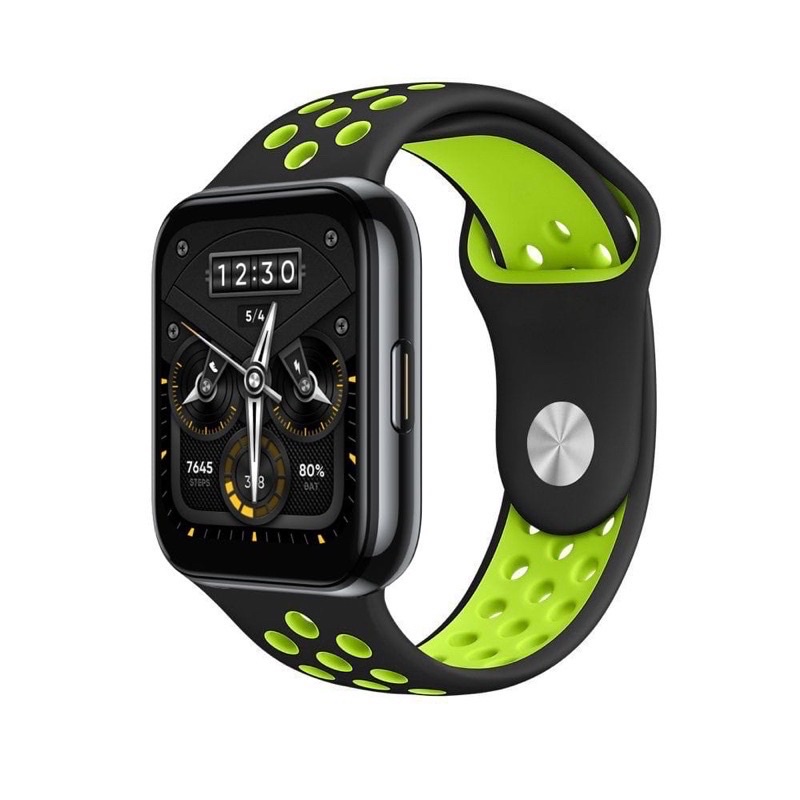 STRAP SILIKON NIKE UNIVERSAL 22mm SMARTWATCH HUAWEI GT2 46mm GT ACTIVE HONOR MAGIC BAND SAMSUNG MOTIF LUBANG KOMBINASI