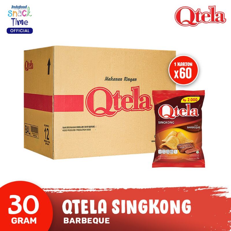 

Qtela Singkong Barbeque 30 Gr - 60 Pcs [Carton]