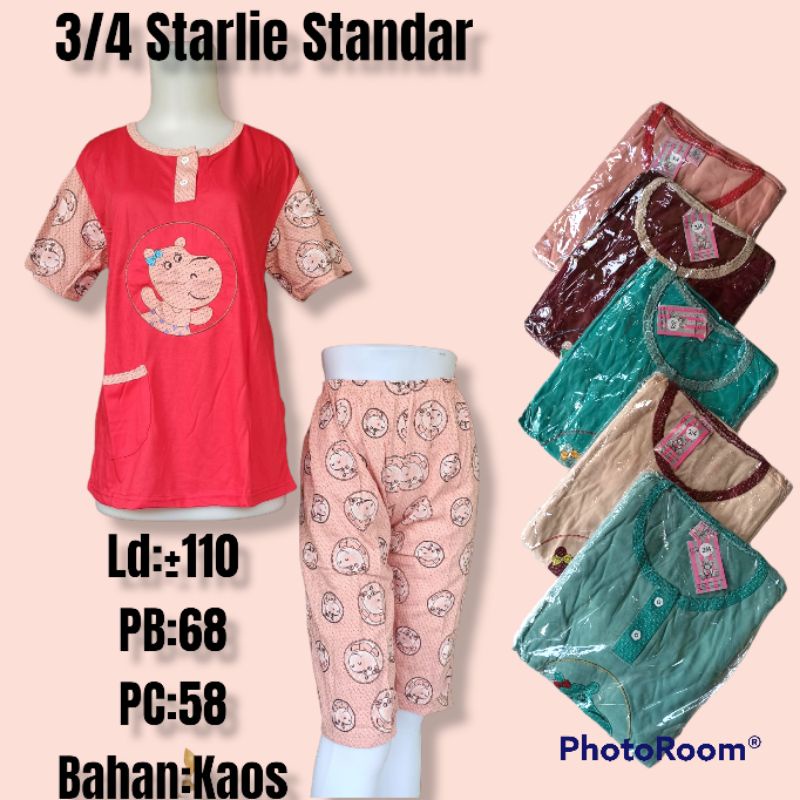 Baju Tidur 3/4 Remaja Dewasa