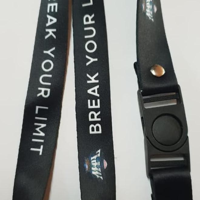 

Tali Idcard Lanyard Nametag 2Cm Stoper Putar Sablon 1 Warna Item Spesial