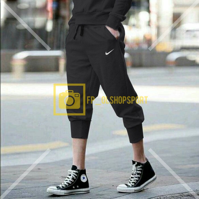 Celana Jogger Pants Pendek 3/4 Celana Training Sweatpants Keren