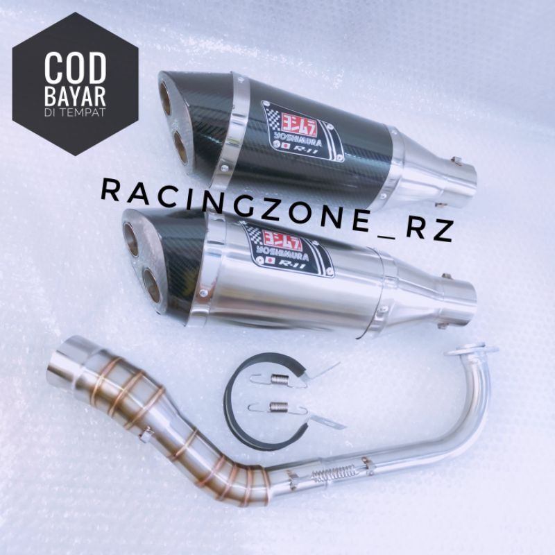 Knalpot Racing Nmax Aerox Pcx Adv Vario Scoopy Model YOSHIMURA R11