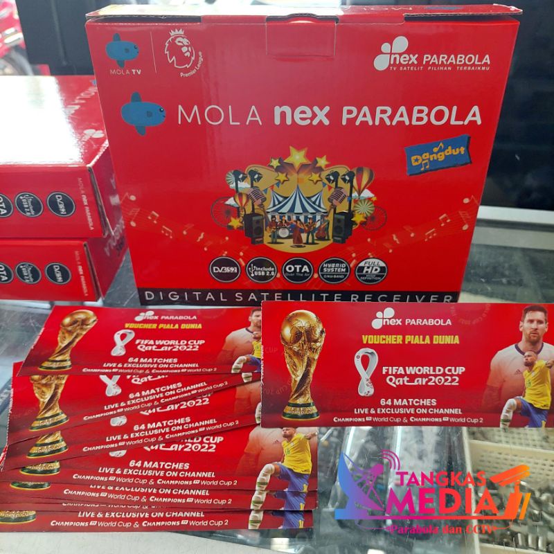 Receiver Piala Dunia World CUP Qatar 2022 Voucher Nex Parabaola RESMI