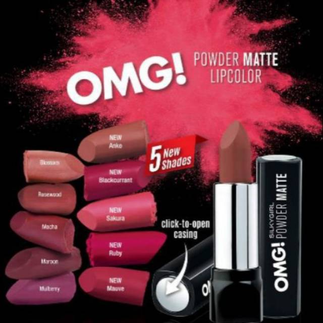 SilkyGirl (OMG Powder Matte Lipstick)