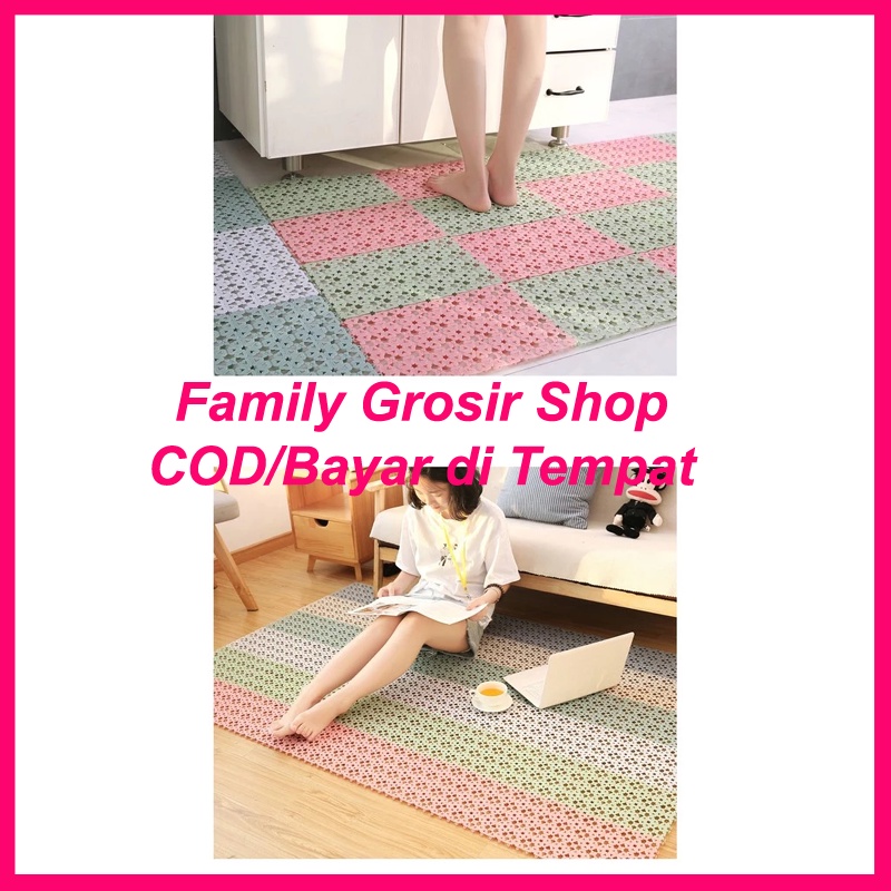 Karpet Kamar Mandi Dapur ANTI SLIP Polkadot Keset ANTI LICIN