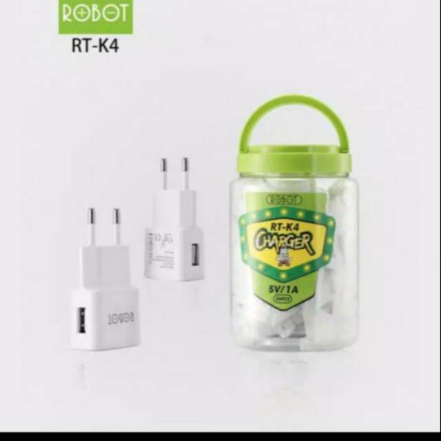 Kepala charger ROBOT original K 4