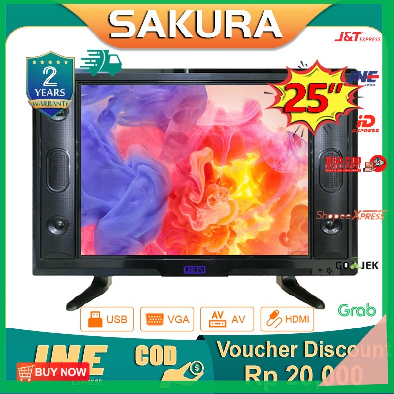 [[[BISA COD]]] Weyon Sakura TV LED 25 inch HD Ready Televisi Murah(TCLG-S25HWIDE)