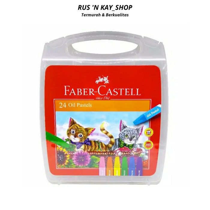 

PASTEL-DRY-OIL- CRAYON/OIL PASTELS ECO 24 WARNA - FABER CASTELL -OIL-DRY-PASTEL.