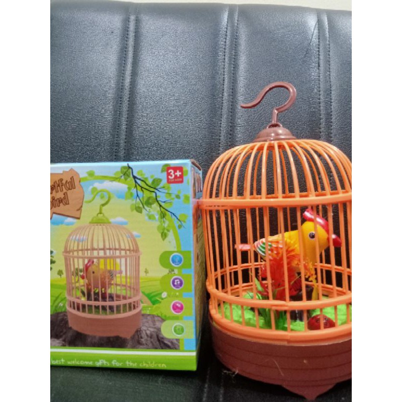 Jual Mainan Burung Sangkar Heartful Bird Kicauan Burung Shopee Indonesia