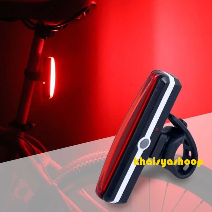 LAMPU BELAKANG SEPEDAH RECHARGER/ TAILLIGHT RECHAGER/ LAMPU SEPEDAH/ SEPEDAH LAMPU BELAKANG