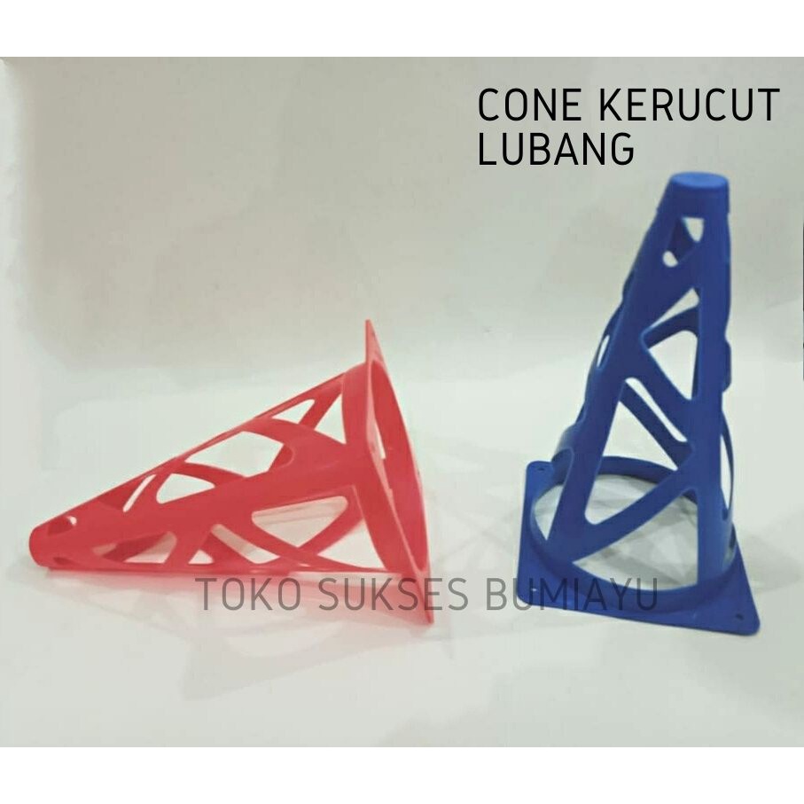 CONE KERUCUT / KUN KERUCUT LUBANG KUN KERUCUT ALAT OLAHRAGA