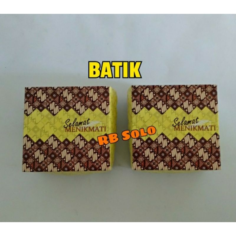 Kotak Snack Box 12x12x7 cm