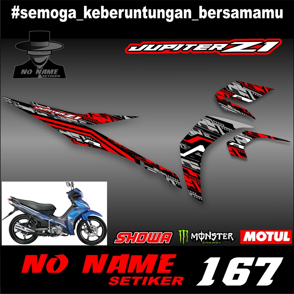 Striping JupiterZ1(167)2012-2020 stiker sticker setiker