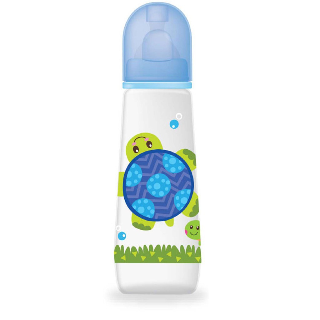 Baby Safe Feeding Bottle JS002 Blue 250ml Botol Susu Biru