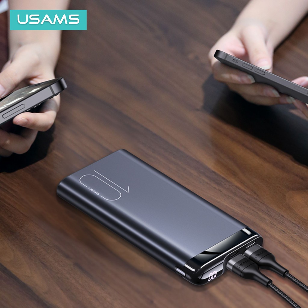 USAMS PB55 Powerbank 10000mAh Dual USB Digital Display