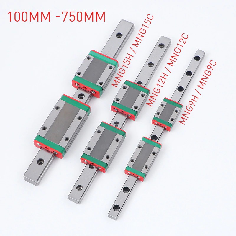Miniature Linear Rail Guide Mini Linear Carriage Block GCR Bearing Steel Linear Guides MGN 9C 9H