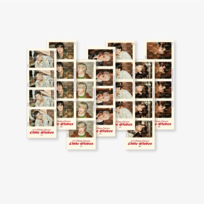 (BACA DESKRIPSI) OPEN PO SHARING BTS MERCH HOLIDAY COLLECTION 4 CUTS PHOTO