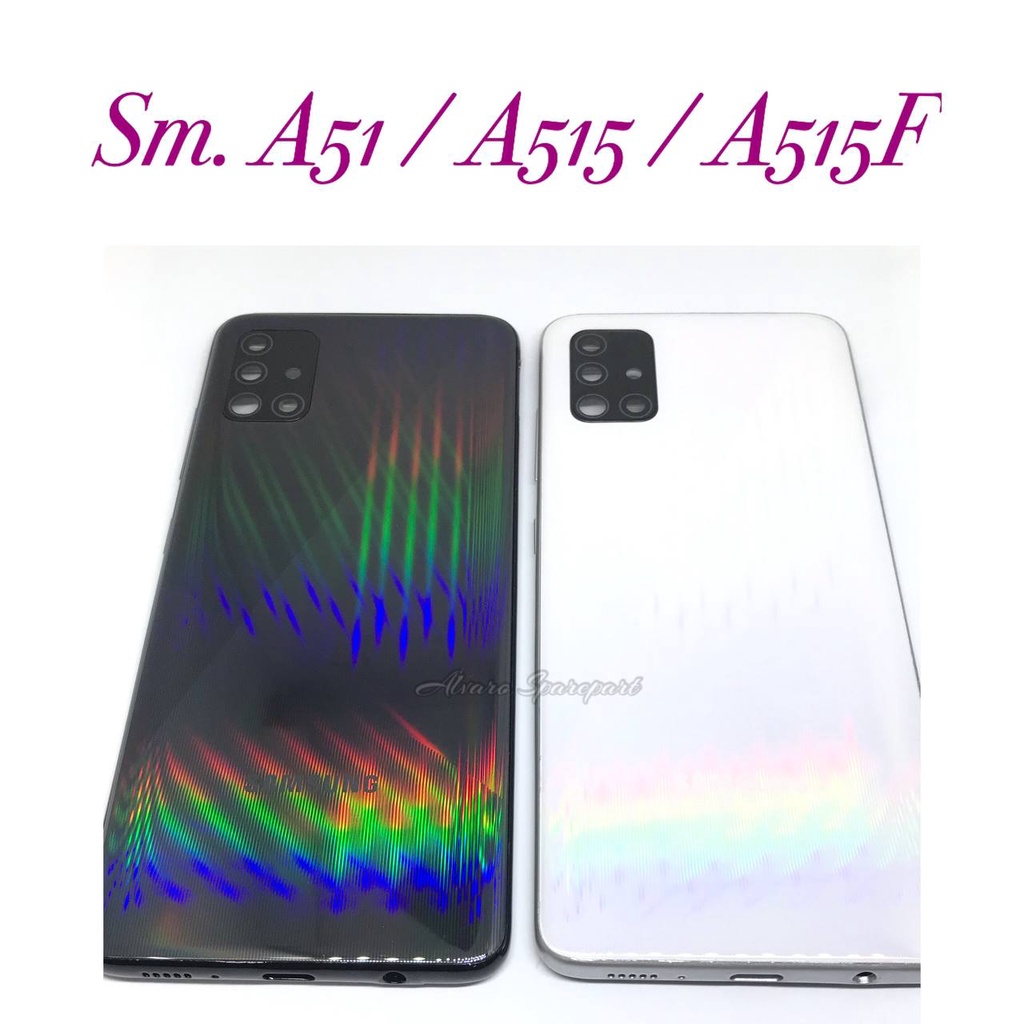 CASING SAMSUNG A51 A515 A515F  - BEZEL + TUTUP BELAKANG + TUTUP MESIN 1 SET