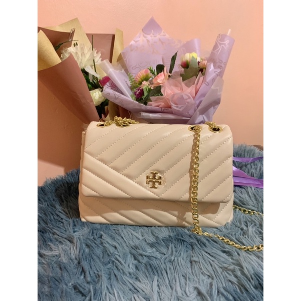 Preloved TB Kira Chevron Ivory Size Small