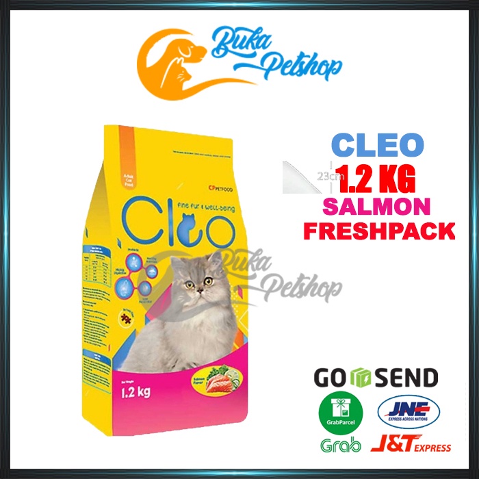 Makanan Kucing CLEO Adult Salmon 1,2kg FRESHPACK