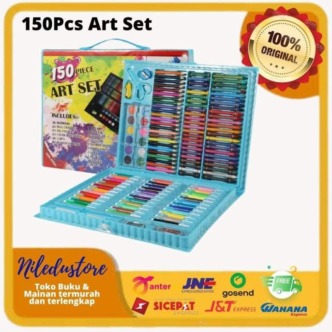 

Art Set Isi 150 Pcs Pensil Warna Set Anak Crayon Full Set Alat Lukis -
