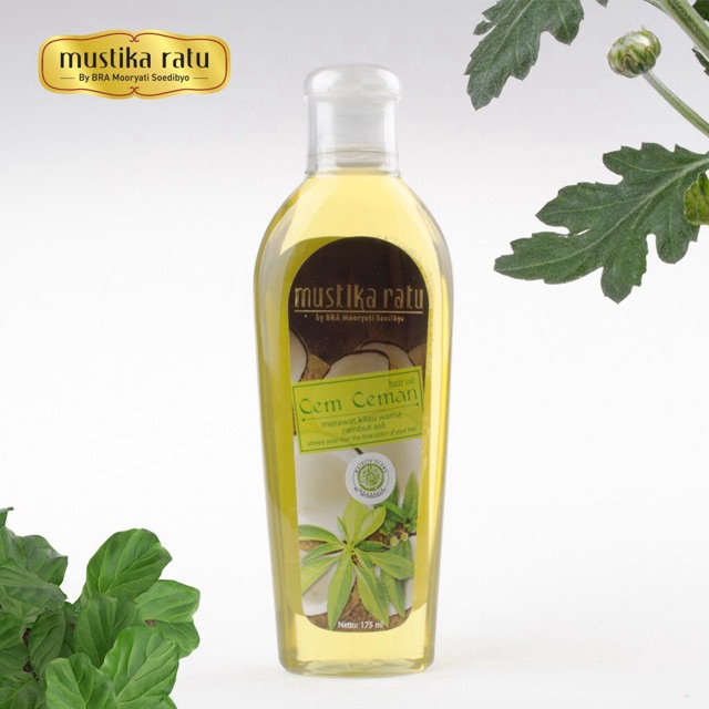 [ Besar ] Mustika Ratu Hair Oil Cem Ceman cemceman 175ml