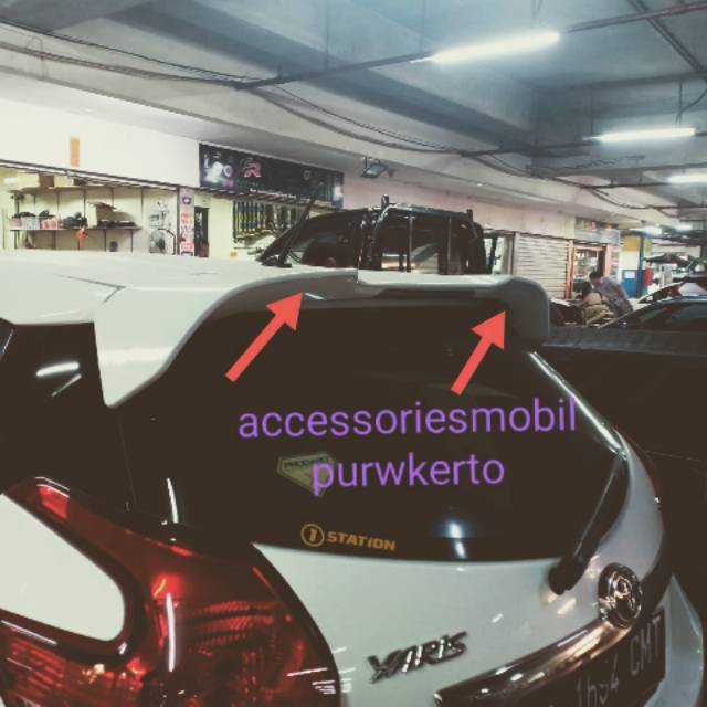 Spoiler TRD all new Yaris 2014-2019. Rear spoiler toyta all new Yaris TRD 2014-2019