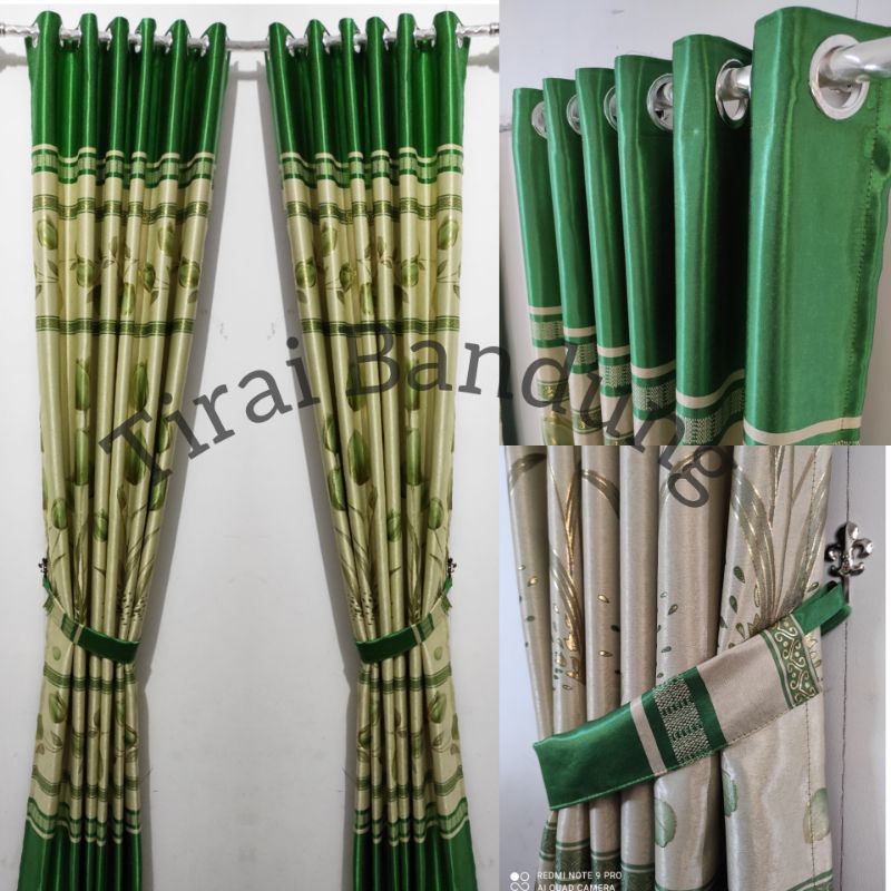 Gorden Lebar  200cm X Tinggi 250cm Dan 270cm, Tirai Gorden Premium, Gorden Blackout