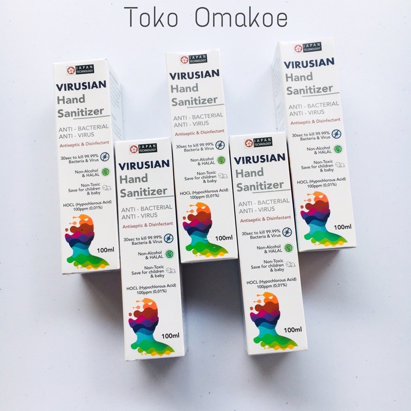 Virusian Hand Sanitizer Spray 3in1 / Antiseptic / Disinfectant  100ml