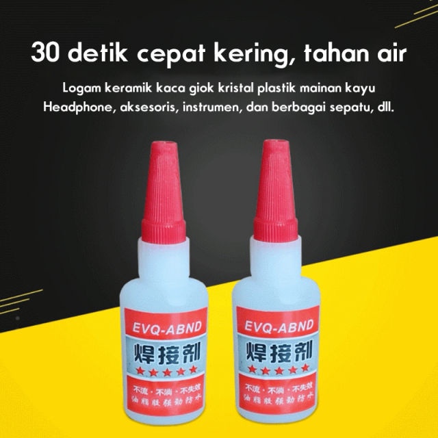 Lem Super Glue / Lem Las 50gr Perekat Kuat Welding Glue Bening Lem G Korea Aplikasi Serbaguna