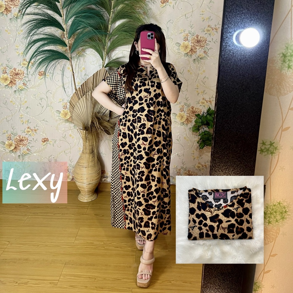 PART1 NCDY HOMEWEAR DASTER PANJANG SEMATA KAKI LD 130cm BUSUI FRIENDLY JUMBO-Lexy