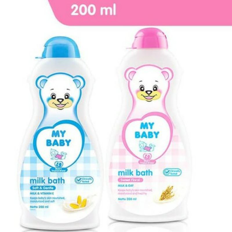 MY BABY MILK BATH 200 ML / SABUN CAIR MY BABY 200 ML.