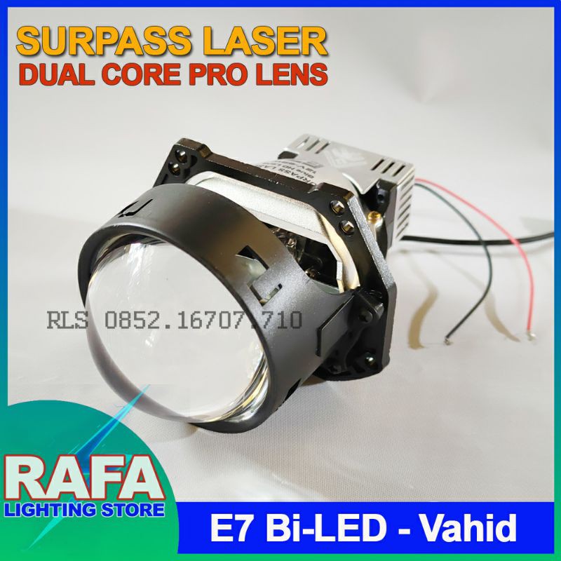 Jual Bi Led E7 Surpass Laser Blue Hd Lens Dual Core Pro Lens Vahid