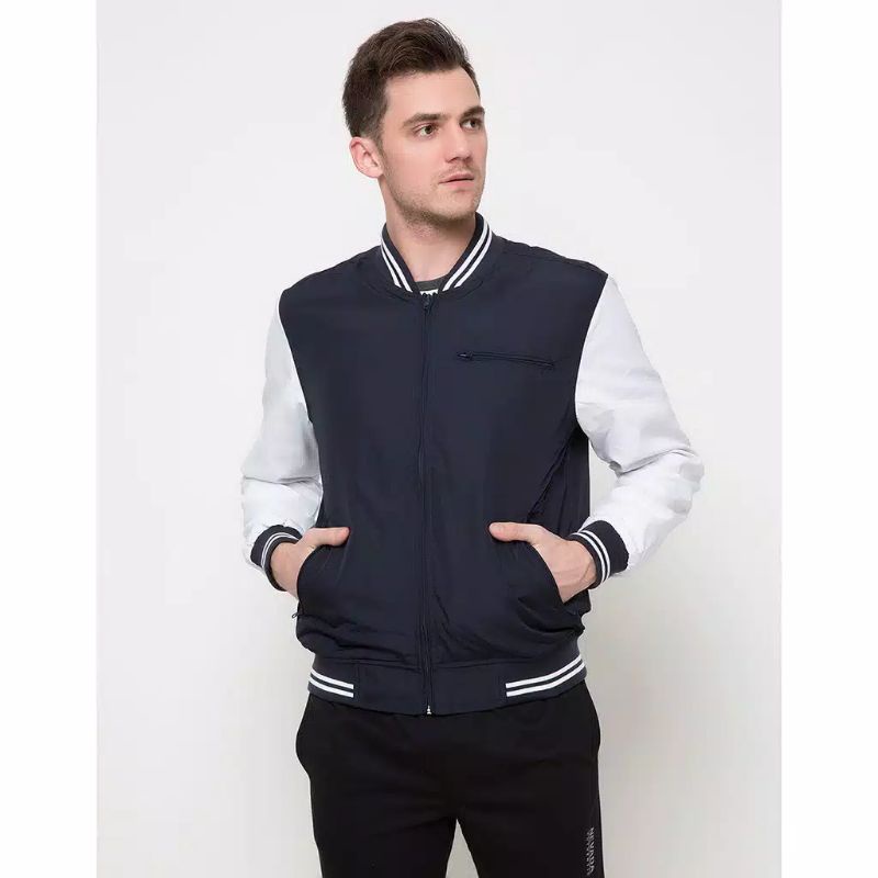 Jacket Nevada Parasut Pria Navy