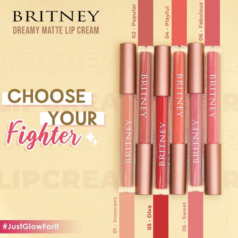 PURBASARI BRITNEY DREAMY MATTE LIP CREAM - MATTE LIPCREAM