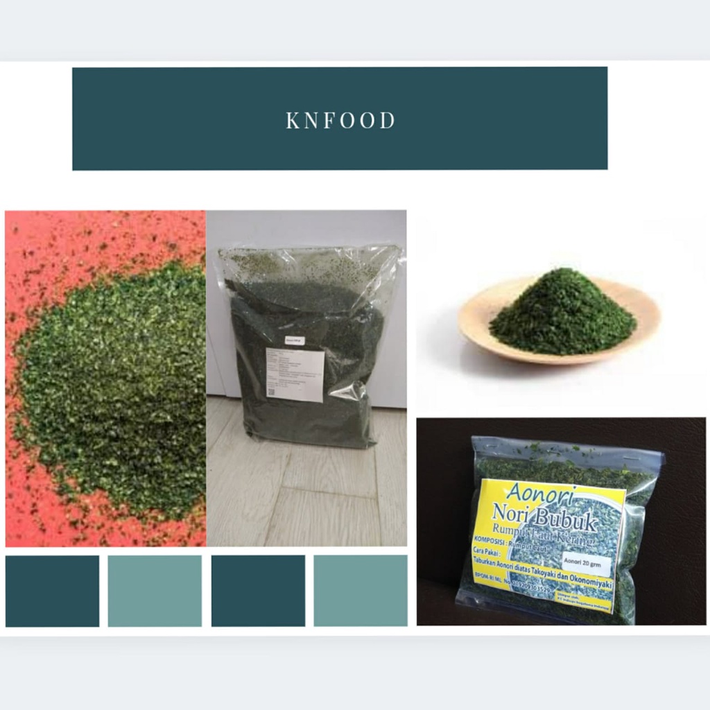 Aonori Taburan Takoyaki 20 Gram / Nori Rumput Laut Bubuk Kasar