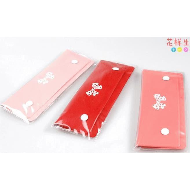 

DOMPET PENSIL KULIT IMITASI MOTIF PITA GRATIS ONGKIR