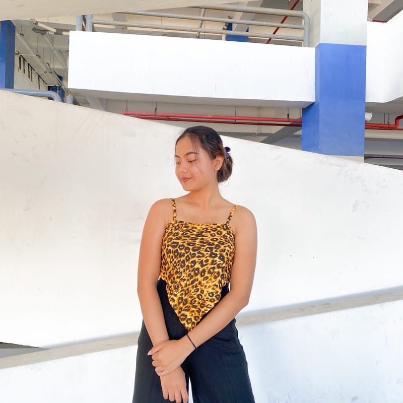 Bandana Top motif kekinian / Tanktop / crop top bandana / Tanktop Tali