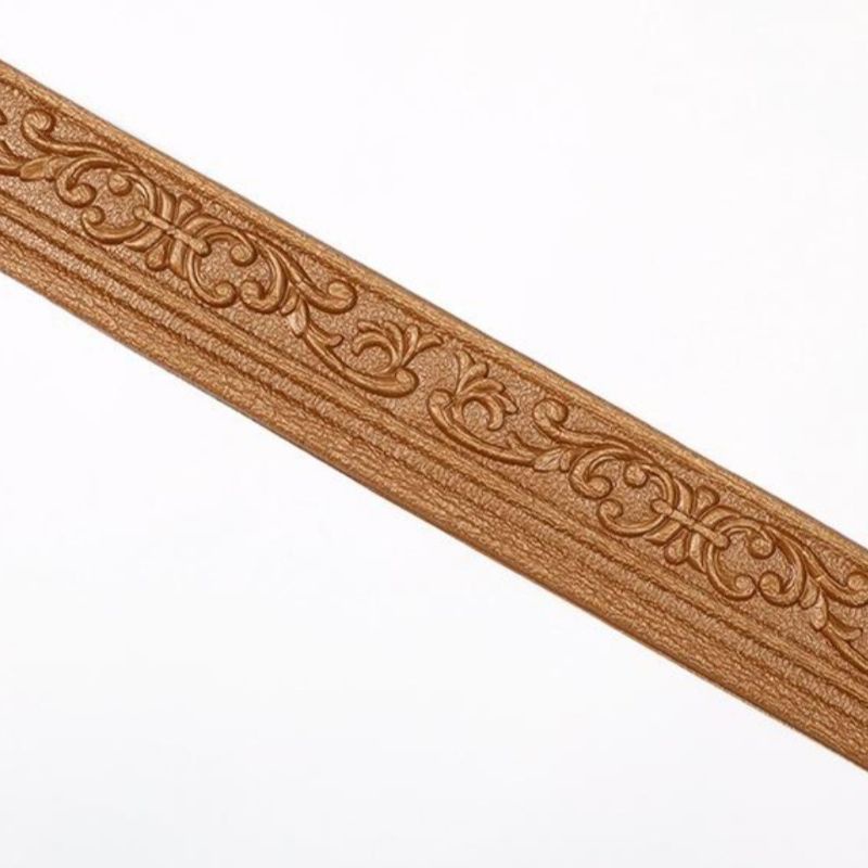 Wallpaper List 3D Foam Lis Profil Ukuran 230cm x 8cm-Brown Batik