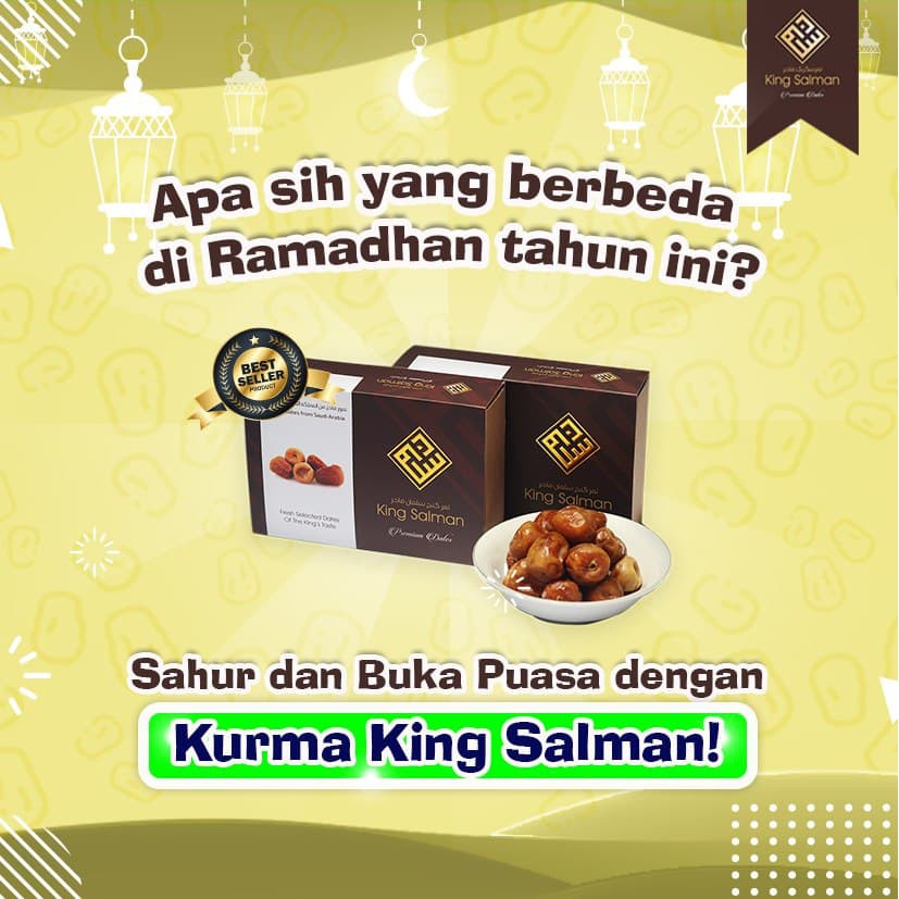 

ORIGINAL, KURMA SUKARI YANG KERING KING SALMAN OFFICIAL