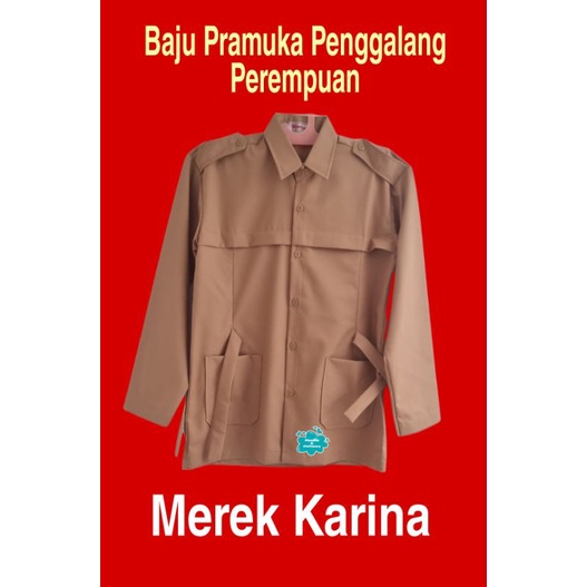 Baju Pramuka Tali Penggalang Perempuan Merek Karina