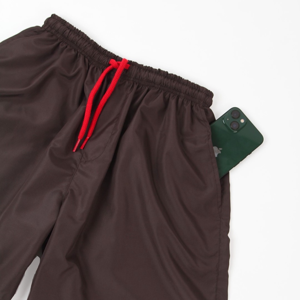 Raokin Celana Pendek Pria Boardshort Distro Dark Brown